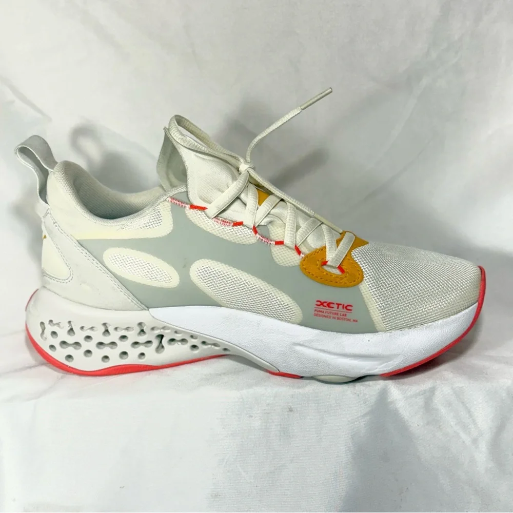 Puma XETIC Halflife Ivory Glow Sunblaze Women’s size 10 - Picture 3 of 11